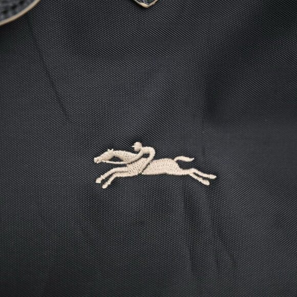 Black Longchamp Medium Canvas Bag - Picture 2 of 8